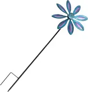 CIMAXIC 1Pc Rainbow Color Iron Windmill Decor for Garden Lawn and Adornment Fun Garden Spinner Wind Spinner for Friends
