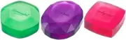 SHISEIDO Honey Cake Facial Washing Soap Set Emerald,Crystal Purple,Ruby Red