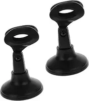 COOPHYA 2pcs Adjustable Microphone Stands with Round Base Desk Mic Holder for Recording Live Streaming and Speeches Durable Design Easy to Use Stable Support