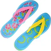 O2COOL Bocaclips - Beach Towel Clips for Beach Chairs, Patio and Pool Accessories - (Flip Flop) 2 Count