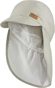 [Sterntaler] Boys' Peaked Cap with Neck Protection Cotton Lined Sun Hat