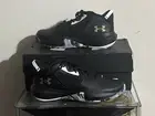 Under Armour UA Lockdown 6 Basketball Shoes - Mens 9 - Black/Gold 3025616-003