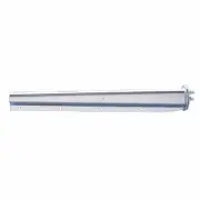 30" Light Duty Spring Loaded Chrome Mud Flap Hanger - 1 1/8" Bolt Pattern
