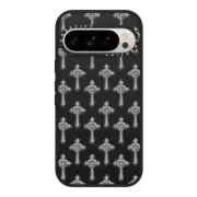 Google Pixel 9 Pro Impact Magnetic Case Chrome Cross