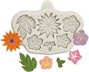 Rose chrysanthemum maple leaf fondant mold silicone mold cake mold chocolate mold cake decoration mold biscuit mold baking mold