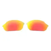 Walleva Fire Red Polarized Replacement Lenses For Smith Optics Parallel