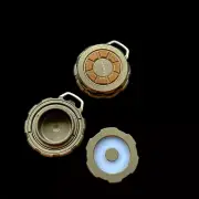 Titanium Alloy Hand Spinner Fidget Toy Waterproof Box Necklace Pendant EDC Tool