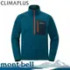 【Mont-Bell 日本 男 CP100 PULLOVER 刷毛上衣《藍黑》】1106593/開襟衣/彈性/保暖衣