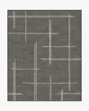 245' x 305' | Machine Washable Runner Rug | Kid & Pet Friendly | Indoor Rug | Stellan Charcoal Rug | Ruggable