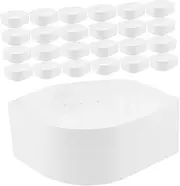 [Hoement] 50 Pack Retro Style Paper Chef Hats Disposable Cooking Caps for Catering School Kitchen Restaurant White