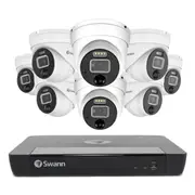 Swann 8 Dome Camera 16 Channel 12MP NVR Security System