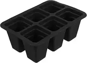 Abaodam Planting Germination Starter Cups 6 Hole Silicone Nursery Pot Tray for Efficient Root Growth