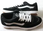 Vans Men's Rowan Zorilla 2 Black White Suede Canvas Skate Shoes size 10 NIB