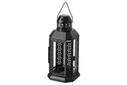 My Decorations 10 Pack Of Black Metal Miners Lantern Summer Wedding Home Party Room Balconey Deck 21Cm Tealight Candle Lanterns