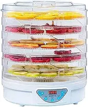 Fruit Dryer Dehydration Food Dehydrator, Brand Electric Food Dehydrator Machine, Cured Meat Dehydrator, Fruit Vegetable Dehydrator, 5 Stackable Trays, 245W