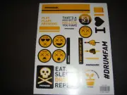 Promark Drum Sticks sticker sheet