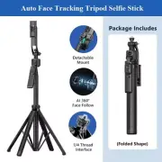 Auto Face Tracking Adjustable Camera Tripod Steamer Phone Selfie Holder Mount
