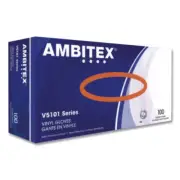 AMBITEX GLOVES,POWDR,SM,100,CLR VSM5101 TRADEX INTERNATIONAL AMBITEX VSM5101