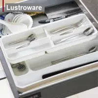 在飛比找博客來優惠-【Lustroware】日本岩崎日本製雙層餐具整理盒(原廠總