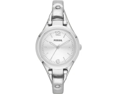 Fossil Georgia White Dial White Dial Ladies Watch ES3412