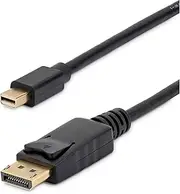 StarTech.com 3 ft Mini DisplayPort to DisplayPort 1.2 Adapter Cable M/M - DisplayPort 4k with HBR2 Support - 3 feet Mini DP to DP Cable