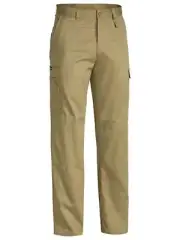 Bisley Work Pants Lightweight Utility Mens Size 102R/40R Khaki BP6999-BCDR NEW