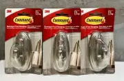 3M Command Large Traditional Hook 5lb - Set Of 3 (new)