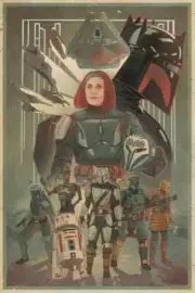 Star Wars The Mandalorian Bo-Katan Movie Poster Lithograph Print Art 16x24 NEW