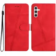 For Samsung Galaxy A05s 4G Case Wallet Stand Line Decor Leather Phone Cover