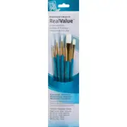 Princeton Synthetic White Taklon Real Value Brush Set-5/Pkg
