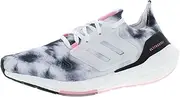 [adidas] Ultraboost 22 Womens Shoes Size 8, Color: Multi-Colored/Silver/White