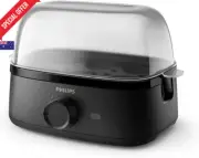 Egg Cooker 3000 Series – Cooks 6 Eggs Soft/Hard/Poached, 400W Compact