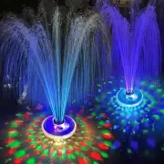Lanpool Floating Pool Fountain with Underwater Light Show, Rechargeable Batte...