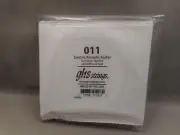 12 pack of GHS 11ga plain guitar strings .011" for acoustic or electric guitar