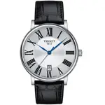 TISSOT 天梭 CARSON 經典時尚男錶(T1224101603300)羅馬刻度