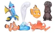 Finding Dory 6 PCS Set PVC Action Figure Cake Topper Nemo Marlin Dory Otter