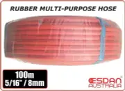 Multi purpose rubber 8mm Red industrial Air Oil Water 5/16" compressor hose 100m