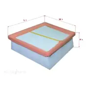 Sakura Air Filter for Fiesta WS WT 4cyl 1.4L SPJA 1.6L HXJA HHJC TSJA 2009~2013