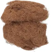 SUPVOX 1 Coconut Palm Silk Plants Protective Mats Tree Fiber Anti-Grass Mat Tree Mulch Fiber Breathable Mulch Coir Crafts Cushions Liners Light Brown Coconut Palm Silk