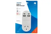 Jackson PT4USB3C USB 3.4A Wall Charger with 2x USB-A & 2x USB-C Ports - Matte