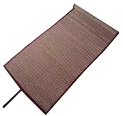 Natural Eco Friendly Kusha Grass Folding Chatai Mat ( Size: 23 X 70 Inch )