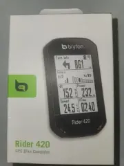 Bryton Rider 420T Sensor Bundle Kit GPS Bike Computer, Black