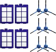 [Carkio] Replacement Parts Kit Compatible with Eufy RoboVac X8,Robot Vacuum Cleaner Accessory Kit,4 Filters,6 Side Brushes X8 Accessories Kit