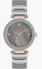 Anne Klein Women's Genuine Diamond Dial Ceramic Bracelet WatchTaupe/Rose Gold
