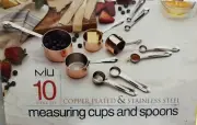 MIU 10-piece Stainless Steel Measuring Cups & Spoons w/Inner Capacity Markings