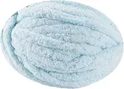 Ｓｉｍｈｏａ Thick Chunky Yarn, Weight Yarn Super Bulky Giant Wool Yarn, Knit Yarn, Chunky Wool Yarn for Knitted Blanket Mat DIY Craft Supplies, Blue