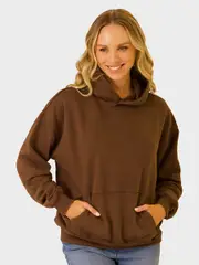 Womens Pullover Fleece Hoodie