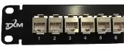 TXM CAT5e 24-Port Patch / Feed Through Panel Shielded / 1RU / 19" - MFG Warranty