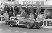 Mario Andretti Lucien Bianchi Ford Mk II makes a pitstop 1966 Old Photo