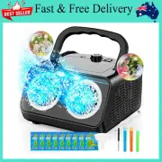 SHCKE Automatic Bubble Machine Upgrade Blower with 2 Fans, 20000+ Bubbles per Mi
